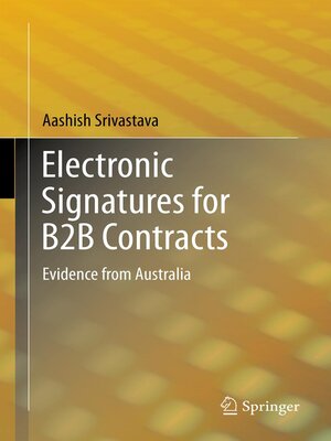 cover image of Electronic Signatures for B2B Contracts